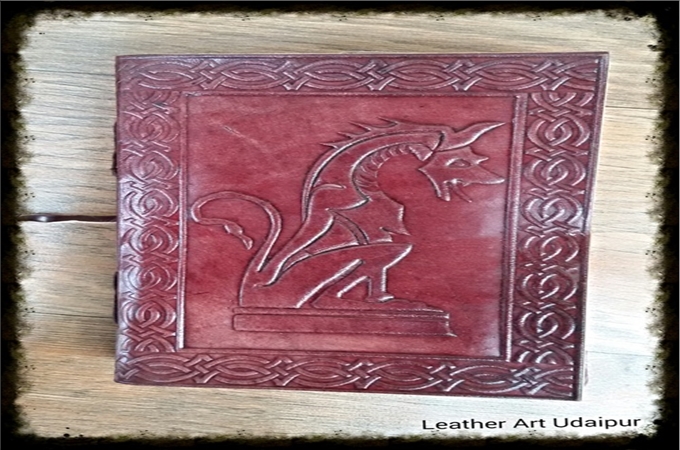 Leather Journal : Dragon leather Journal