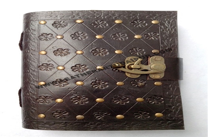 Art Leather Journal : Art Leather Journal With C.lock 